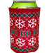 Ho Ho Ho Pattern Christmas Sweater Collapsible Can Coolie - The Beer Connoisseur® Store