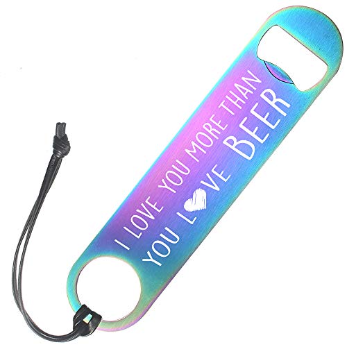 HomeLove Inc. Funny Bottle Opener Gift for Boyfriend , Husband, Valentine's Day, Anniversary, Humor , Party, Christmas Gifts - The Beer Connoisseur® Store