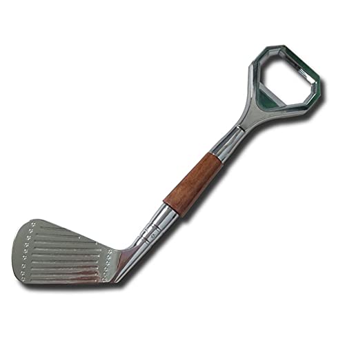 HYYF Golf Club Bottle Opener ,Golfer Beer Gift Novelty Item for The Golf Lover and Beer Enthusiast，Made From Zinc Alloy-100g, Silver, 7.3 x 3 inches, (B-04) - The Beer Connoisseur® Store