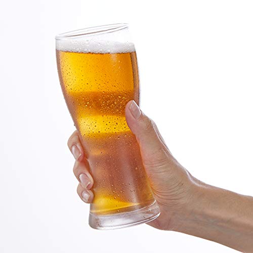 JoyJolt Callen 15.5oz Beer Glasses Set of 4 Beer Pint Glass. Craft Beer Glass, Pilsner Glasses, IPA Beer Glass. Solid Glassware Beer Cup. Classic Beer Gifts, Beer Cups, Mugs and Beer Glasses for Men - The Beer Connoisseur® Store