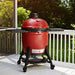 Kamado Joe KJ15041021 Big Joe III 24-inch Charcoal Grill with Cart and Side Shelves, Blaze Red - The Beer Connoisseur® Store