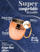 Kitchen Science Moscow Mule Mugs, Stainless Steel Lined Copper Moscow Mule Cups Set of 6 (18oz) | Stainless Steel Mug w/ New Thumb Rest | Tarnish-Resistant Steel Interior (2 - Set of 6) - The Beer Connoisseur® Store
