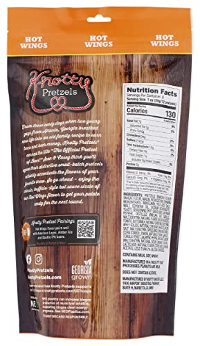 KNOTTY PRETZELS Hot Wings Pretzels, 8 OZ - The Beer Connoisseur® Store