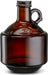 KooK Amber Glass Bottles, Growlers, with Black Plastisol Lined Lids, Beer, Soda, Cider, Kombucha, Set of 6, 32oz, - The Beer Connoisseur® Store