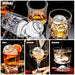 KooMall 3D Rose Ice Molds 2.5 Inch, Large Ice Cube Trays, Make 4 Giant Cute Flower Shape Ice, Silicone Rubber Fun Big Ice Ball Maker for Cocktails Juice Whiskey Bourbon Freezer, Dishwasher Safe, Pink - The Beer Connoisseur® Store