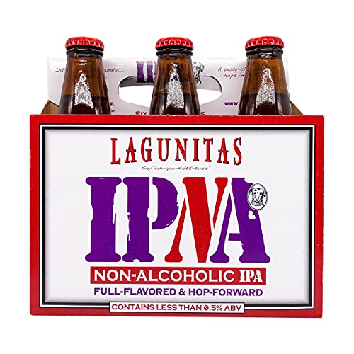 LAGUNITAS BREWING Non-Alcoholic IPA 6pk, 12 FZ - The Beer Connoisseur® Store