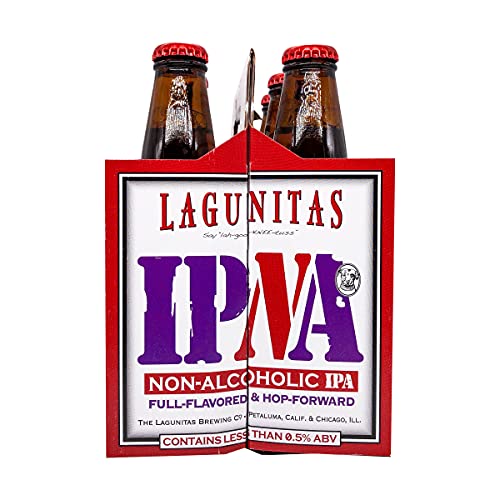 LAGUNITAS BREWING Non-Alcoholic IPA 6pk, 12 FZ - The Beer Connoisseur® Store