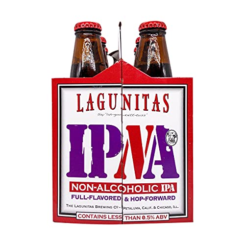LAGUNITAS BREWING Non-Alcoholic IPA 6pk, 12 FZ - The Beer Connoisseur® Store