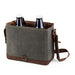 LEGACY - a Picnic Time brand Double Growler Insulated Tote, Khaki Green/Brown - The Beer Connoisseur® Store