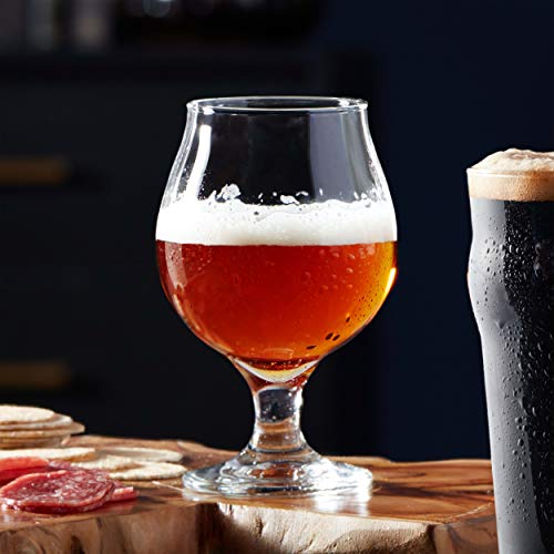 Libbey Craft Brews Classic Belgian Beer Glasses, 16-ounce, Set of 4 - The Beer Connoisseur® Store