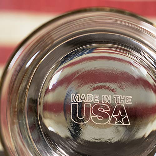 Lucky Shots United States Constitution Beer Pint Glass | 16 oz. Drinking Glasses | 360 Print We The People Beer Glasses - The Beer Connoisseur® Store