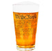 Lucky Shots United States Constitution Beer Pint Glass | 16 oz. Drinking Glasses | 360 Print We The People Beer Glasses - The Beer Connoisseur® Store