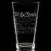 Lucky Shots United States Constitution Beer Pint Glass | 16 oz. Drinking Glasses | 360 Print We The People Beer Glasses - The Beer Connoisseur® Store