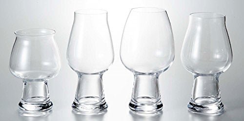 Luigi Bormioli Birrateque Craft Beer Glasses Stout (Set of 2), 20.25 oz - The Beer Connoisseur® Store