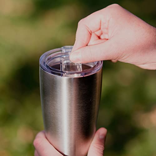 Mason Forge | Stainless Steel Pint Double Insulated Beer Tumbler | Double Wall Vacuum Insulated | Sweat & Condensation Free | HOT or COLD Beverages | Pilsner Style Glass | 16 Ounce | - The Beer Connoisseur® Store