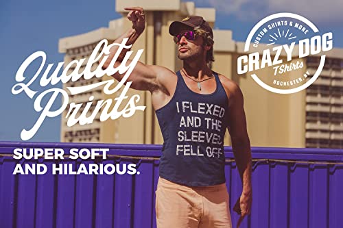 Mens Im Into Fitness Fitting This Beer in My Belly T Shirt Funny Drinking Tee (Dark Heather Grey) - XL - The Beer Connoisseur® Store