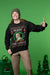 Merry Chrithmith Mike Tyson Ugly Christmas Sweater Unisex Crewneck Graphic Sweatshirt, Black, X-Large - The Beer Connoisseur® Store