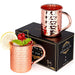 Moscow Mule Mugs Set of 2, 13 oz Advanced Mixology Cocktail Copper Cups Drinkware Mug for Gift - The Beer Connoisseur® Store