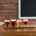 MyGift 5-Piece Beer Tasting Flight Board Set Includes 4 Beer Glasses and Wood Paddle Serving Tray, Each Glass Holds 5 oz - The Beer Connoisseur® Store