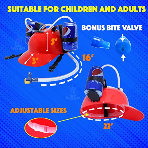 New and improved Beer Helmet Drinking Hat, The Beer Hat Drinking Holder or Soda Drink hat are the best Beer Hats available, Beer Drinking Hat or Soda Hat can be a good Drinking Accessories Gag Gift. - The Beer Connoisseur® Store