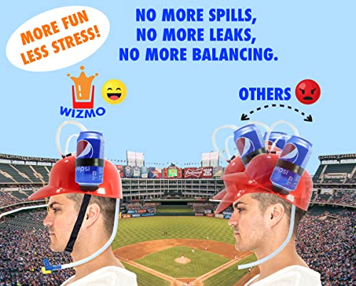 New and improved Beer Helmet Drinking Hat, The Beer Hat Drinking Holder or Soda Drink hat are the best Beer Hats available, Beer Drinking Hat or Soda Hat can be a good Drinking Accessories Gag Gift. - The Beer Connoisseur® Store