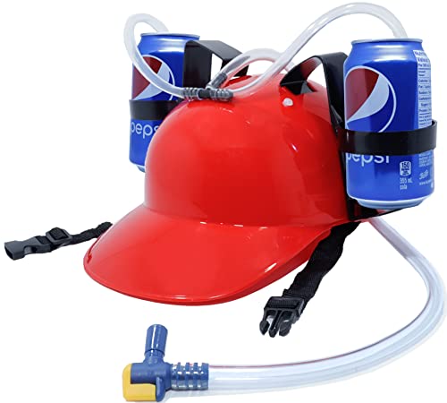 New and improved Beer Helmet Drinking Hat, The Beer Hat Drinking Holder or Soda Drink hat are the best Beer Hats available, Beer Drinking Hat or Soda Hat can be a good Drinking Accessories Gag Gift. - The Beer Connoisseur® Store