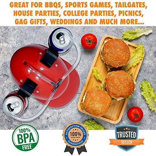New and improved Beer Helmet Drinking Hat, The Beer Hat Drinking Holder or Soda Drink hat are the best Beer Hats available, Beer Drinking Hat or Soda Hat can be a good Drinking Accessories Gag Gift. - The Beer Connoisseur® Store