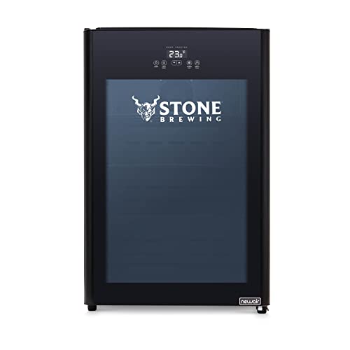 NewAir Stone Brewing 125 Can Beer Froster Beverage Refrigerator with Fast Frosting Modes, Chilly 23 Degree Temperature Frosts Ales, Lagers, IPAs, and More. - The Beer Connoisseur® Store