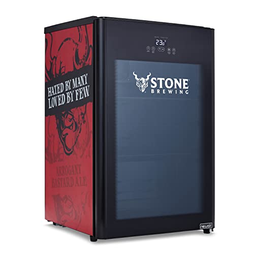 NewAir Stone Brewing 125 Can Beer Froster Beverage Refrigerator with Fast Frosting Modes, Chilly 23 Degree Temperature Frosts Ales, Lagers, IPAs, and More. - The Beer Connoisseur® Store