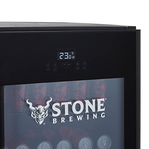 NewAir Stone Brewing 125 Can Beer Froster Beverage Refrigerator with Fast Frosting Modes, Chilly 23 Degree Temperature Frosts Ales, Lagers, IPAs, and More. - The Beer Connoisseur® Store