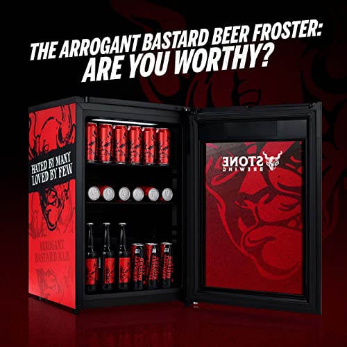 NewAir Stone Brewing 125 Can Beer Froster Beverage Refrigerator with Fast Frosting Modes, Chilly 23 Degree Temperature Frosts Ales, Lagers, IPAs, and More. - The Beer Connoisseur® Store