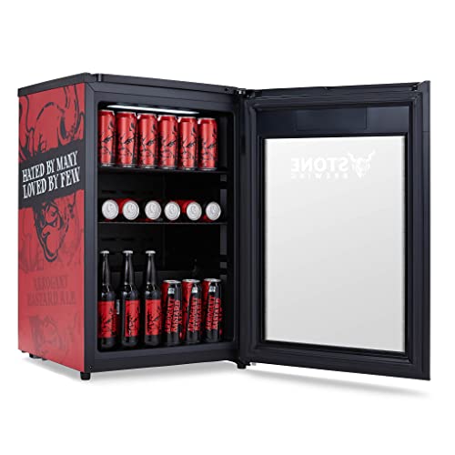 NewAir Stone Brewing 125 Can Beer Froster Beverage Refrigerator with Fast Frosting Modes, Chilly 23 Degree Temperature Frosts Ales, Lagers, IPAs, and More. - The Beer Connoisseur® Store