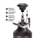 NHL, GrowlerWerks, uKeg Go Carbonated Growler and Craft Beverage Dispenser, Boston Bruins, Tungsten - The Beer Connoisseur® Store