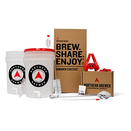 Northern Brewer - Essential Brew. Share. Enjoy. HomeBrewing Starter Set, Equipment and Recipe for 5 Gallon Batches (Block Party Amber) - The Beer Connoisseur® Store