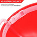 Novelty Place Drinking Helmet - Can Holder Drinker Hat Cap with Straw for Beer and Soda - Party Fun - Red - The Beer Connoisseur® Store
