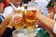 Oktoberfest Large 44 Oz Dimpled Glass Jumbo Beer Mug With Handle Glass Steins, Perfect For Coffee/Tea Glass, Everyday Drinking Glasses, Cocktail Glasses - The Beer Connoisseur® Store