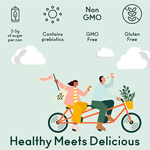 OLIPOP - The Sampler, 6-Flavor Soda Variety Pack, Healthy Soda, Prebiotic Soft Drinks, Supports Digestive Health & Gut Health, 9g of Dietary Plant Fiber, Low Calorie, Low Sugar, Vegan (12 oz, 12-Pack) - The Beer Connoisseur® Store