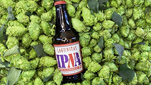 [ Pack of 6] Lagunitas IPNA IPA, Non Alcoholic NA, Full Flavored & Hop Forward - 12 Fl Oz - The Beer Connoisseur® Store
