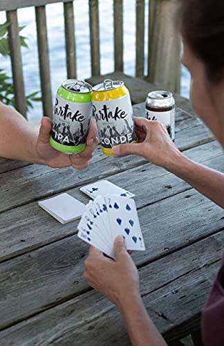 Partake Brewing Non Alcoholic Craft Brew, Blonde, 12 Pack - 12 Ounce Cans, Low Calorie, All Natural Ingredients - The Beer Connoisseur® Store