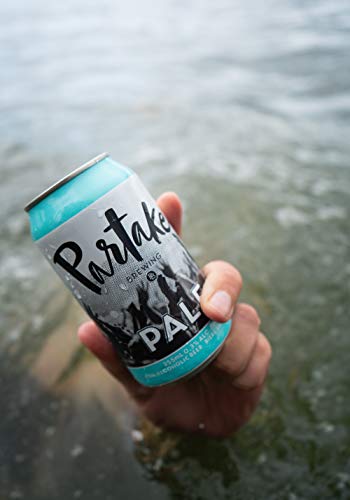 Partake Brewing Non Alcoholic Craft Brew, Pale Ale, 24 Pack - 12 Ounce Cans, Low Calorie, All Natural Ingredients - The Beer Connoisseur® Store
