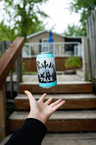 Partake Brewing Non Alcoholic Craft Brew, Pale Ale, 24 Pack - 12 Ounce Cans, Low Calorie, All Natural Ingredients - The Beer Connoisseur® Store