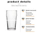 Pint Glasses,20oz British Beer Glass,Classics Craft Beer Glasses,Premium Beer Glasses Tumbler Set of 4, Pub Beer Glasses,Unique Design Beer Glasses Easy Stacking in The Cupboard - The Beer Connoisseur® Store