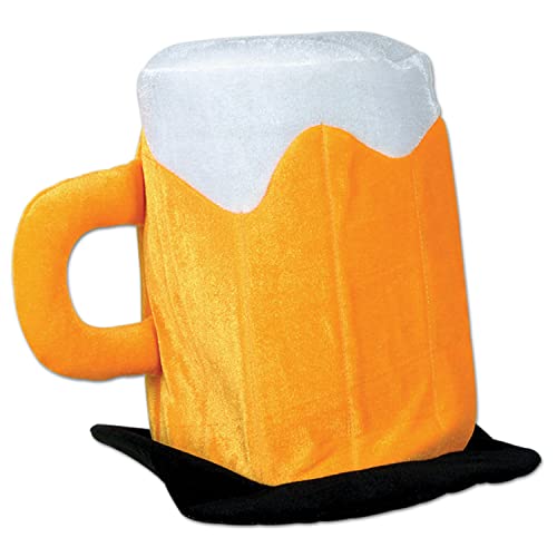 Plush Beer Mug Hat Party Accessory (1 count) - The Beer Connoisseur® Store