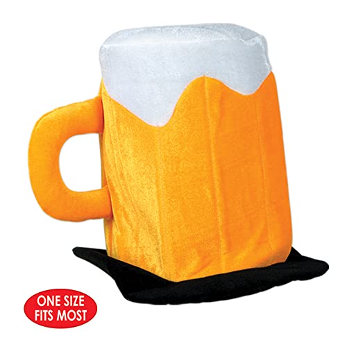 Plush Beer Mug Hat Party Accessory (1 count) - The Beer Connoisseur® Store