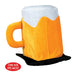 Plush Beer Mug Hat Party Accessory (1 count) - The Beer Connoisseur® Store