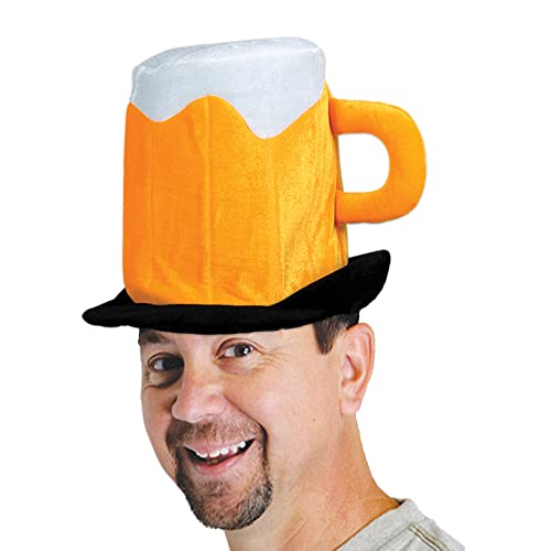 Plush Beer Mug Hat Party Accessory (1 count) - The Beer Connoisseur® Store