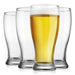 Premium Pilsner 19.25 Oz Beer Glasses Set Of 4 Pint Glasses By Glaver's, Tall Designed European Glass Tumbler Cups. For Bar, Cocktails, Beer, Soda, Juice, Beverages, Wheat, Ideal Gift For Men. - The Beer Connoisseur® Store