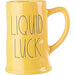 Rae Dunn Ceramic St. Patricks Day Beer Mug (Liquid Luck/Yellow) - The Beer Connoisseur® Store
