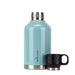 Reduce Insulated Growler, 64 oz - Up to 60 Hours Cold - Vacuum Insulated, Large Capacity for Any Adventure - Dual Opening Leak-Proof Lid, Doubles as a Cup - Eucalyptus, Opaque Gloss - The Beer Connoisseur® Store
