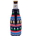 Reindeer and Beers Christmas Pattern Beer Bottle Coolie (1) - The Beer Connoisseur® Store